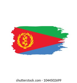 Eritrea flag, vector illustration