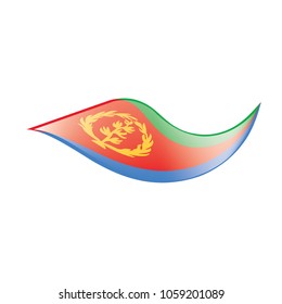 Eritrea flag, vector illustration
