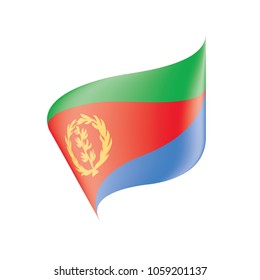 Eritrea flag, vector illustration