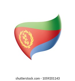 Eritrea flag, vector illustration