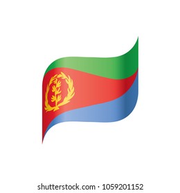 Eritrea flag, vector illustration