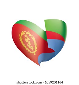 Eritrea flag, vector illustration