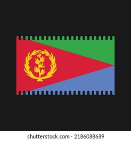 Eritrea Flag Vector. National Flag