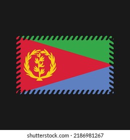 Eritrea Flag Vector. National Flag