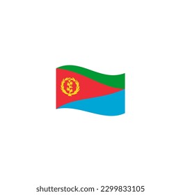 Eritrea flags icon set, Eritrea independence day icon set vector sign symbol