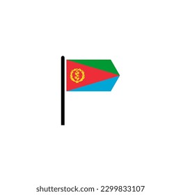 Eritrea flags icon set, Eritrea independence day icon set vector sign symbol