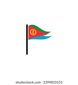 Eritrea flags icon set, Eritrea independence day icon set vector sign symbol