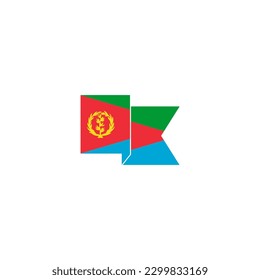 Symbol für Eritrea-Flaggen-Symbol-Set für den Unabhängigkeitstag in Eritrea Symbol für Vektorsymbol