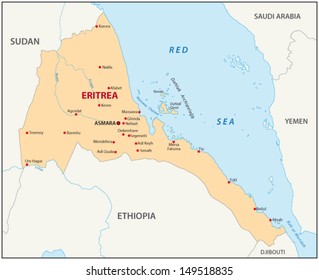 Eritrea Map