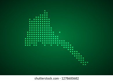 Eritrea map, internet line, connected points. Eritrea map with dot .Vector illustration Eps 10.