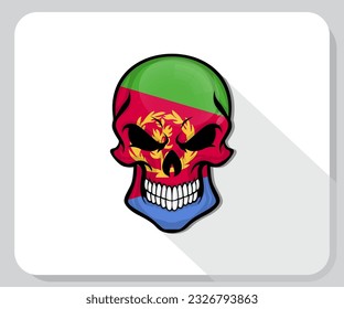Eritrea Skull Flag Pride Icon
