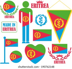 Eritrea. Vector Illustration. Logo