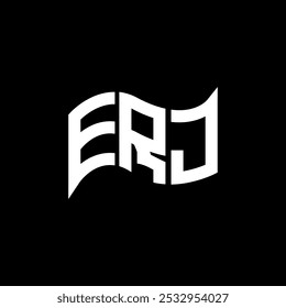ERJ logo design, ERJ simple and modern logo. ERJ luxurious alphabet design  