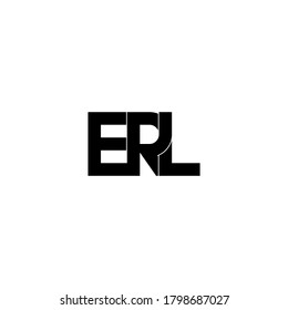 Erl Letter Original Monogram Logo Design Stock Vector (Royalty Free ...