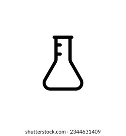 Diseño de iconos de Alquimia de Erlenmeyer, arte icónico de moda