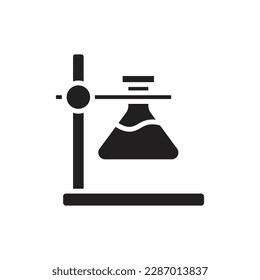 Erlenmeyer Filled Icon Vector Illustration