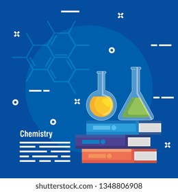 erlenmeyer flask analysis with chemistry books