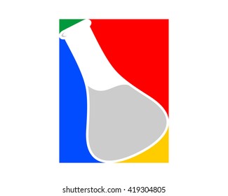 erlenmeyer flask bottle laboratory scientist image