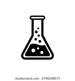 Erlenmeyer Flask Chemistry Lab Icon