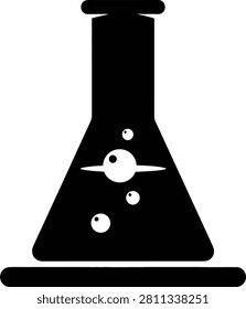 Erlenmeyer Flask Chemistry Laboratory Vector Icon