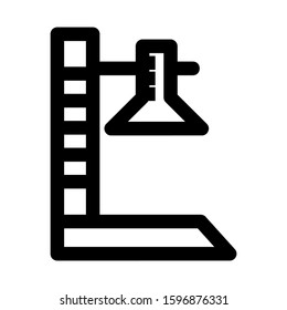 Erlenmeyer flask icon isolated sign symbol vector illustration - high quality black style vector icons
