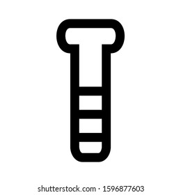 Erlenmeyer flask icon isolated sign symbol vector illustration - high quality black style vector icons
