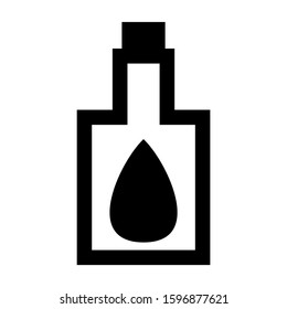 Erlenmeyer flask icon isolated sign symbol vector illustration - high quality black style vector icons
