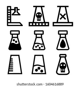 Erlenmeyer flask icon isolated sign symbol vector illustration - Collection of high quality black style vector icons
