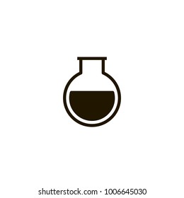 erlenmeyer flask icon. sign design