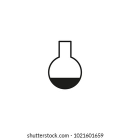 erlenmeyer flask icon. sign design