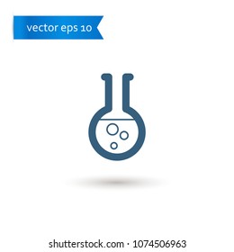 erlenmeyer flask. erlenmeyer flask icon. sign design. Vector EPS 10.