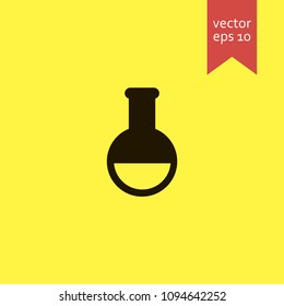 erlenmeyer flask. erlenmeyer flask icon. sign design. Vector EPS 10.