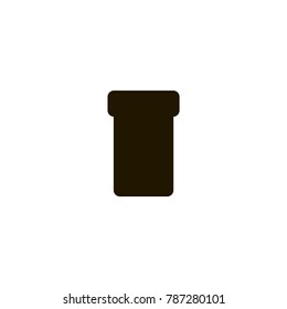 erlenmeyer flask icon. sign design