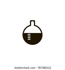 erlenmeyer flask icon. sign design