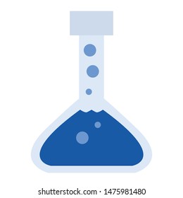 erlenmeyer flask Icon Vector Design or logo Illustration. Perfect use for website, design, pattern, etc.
