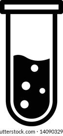 Erlenmeyer flask Icon Vector Illustration Logo Template