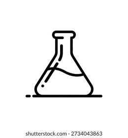 Erlenmeyer flask laboratory equipment science chemistry lab glassware instrument