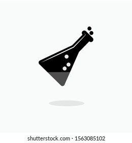 Erlenmeyer Icon. Laboratory Element Illustration As A Simple Vector Sign & Trendy Symbol for Design and Medical / Science Websites, Presentation or Mobile Application.