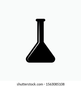 Erlenmeyer Icon. Laboratory Element Illustration As A Simple Vector Sign & Trendy Symbol for Design and Medical / Science Websites, Presentation or Mobile Application.