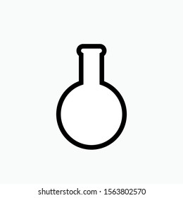 Erlenmeyer Icon. Laboratory Element Illustration As A Simple Vector Sign & Trendy Symbol for Design and Medical / Science Websites, Presentation or Mobile Application.