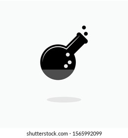 Erlenmeyer Icon. Laboratory Element Illustration As A Simple Vector Sign & Trendy Symbol for Design and Medical / Science Websites, Presentation or Mobile Application.