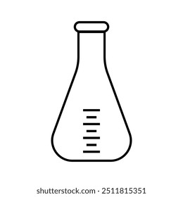 Erlenmeyer Icon simple illustration design