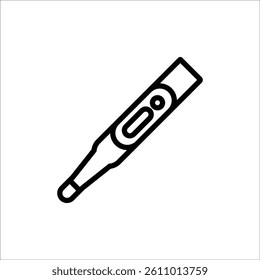 ermometer vector icon line template