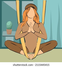 ero yoga pose class fly yoga butterfly