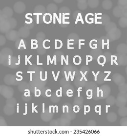 eroded font style. vector illustration
