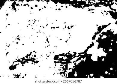 Eroded texture black and white grunge background.

A vector background of eroded grunge texture in black and white.