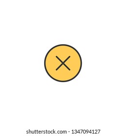 Eror icon design. Essential icon vector illustration