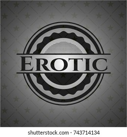 Erotic dark badge