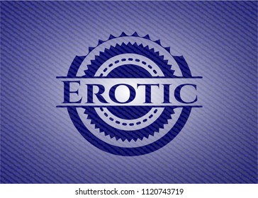 Erotic denim background