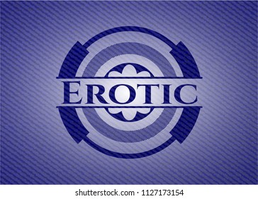 Erotic with denim texture